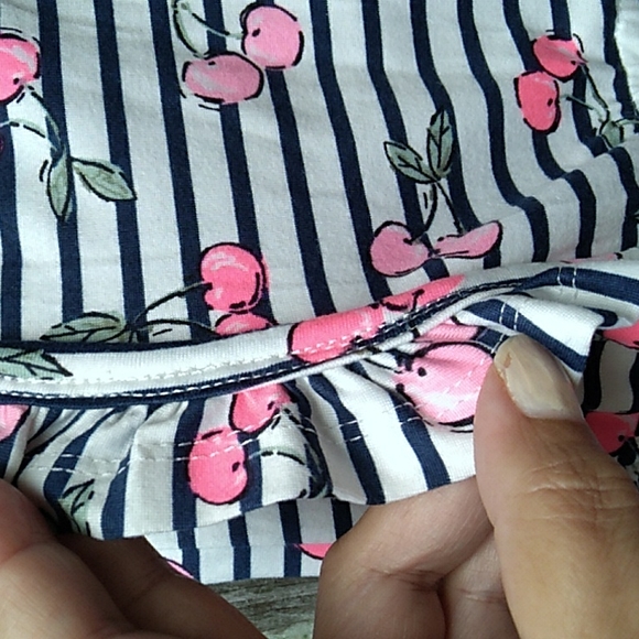 Nwt 2 Romper Set with Hair Scrunchie - Picture 8 of 12